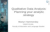 Qualitative data analysis research school  martyn hammersley