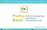 PoltuBaaz - Election Management and Political Consulting Services
