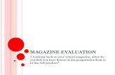 Magazine evaluation 7
