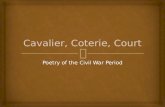 Cavalier, coterie, court