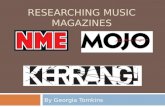 Researching music magazines