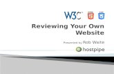 Website Review Workshop