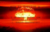 How to survive a nuclear explosion[1]