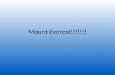 Mount Everest!!!!!!![1][1]
