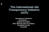 International Grant Making and the IATI Standard