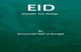 Eid: Etiquette And Rulings