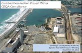 Carlsbad Desalination Project Water CEQA Compliance