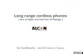 Alcon long range cordless phone systems 100km