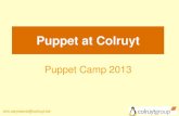 Setting up Puppet at Colruyt