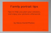 Family session tips