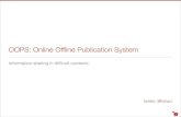 Online Offline Publication System Overview