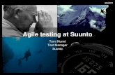 Tomi Nurmi - Suunto Agile Testing Case 22.5.2014