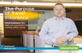 Jim Grace Presents "The Purpose of Travel Insurance"