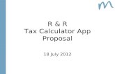 Rr tax calculator app