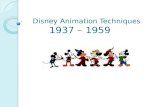 Disney animation throughout their most popular films