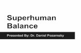Superhuman Balance by Dr. Daniel Pozarnsky