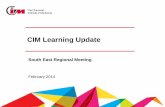 CIM Learning Update - Abi Lammas