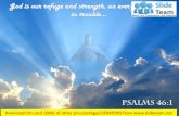 Psalms 46 1 god is our refuge and strength power point church sermon