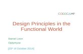Daniel leon   design principles in the functional world