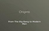 Origins (big bang)