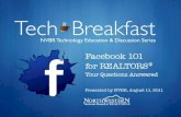 NVBR Tech Breakfast: Facebook 101 for REALTORS