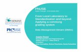 From Local Laboratory to Standardisation and beyond Applying a common grading system