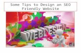Some Tips to Design an SEO Friendly Website