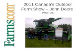 John Deere Equipment at the Outdoor Farm Show