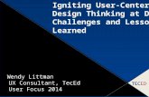 Igniting User-Centered Design Thinking at DOE: Challenges and Lessons Learned