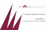 Robert Tremblay, IBC - Water as a Municipal Economic Driver