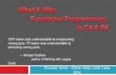 Why functional programming in C# & F#