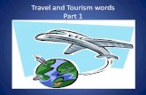 Travel and tourism words part 1
