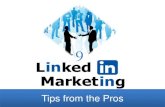 9 linked in marketing tips