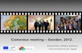Comenius meeting – Sweden, 2012.