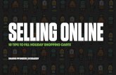 Selling Online: 10 tips to fill holiday shopping carts