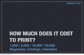Magazine Printing Costs - Elements To Consider When Searching For Magazine Printing Quotes