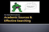 Evaluating Information; Subject Searches in Gale PowerSearch