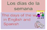 Days of the week in spanish