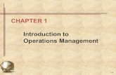 Operation management  intro