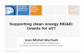 Supporting clean energy RD&D: Grants for all?