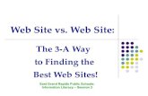 Info lit #3   evaluating web sites - 2011 update