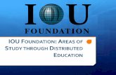 IOU Foundation: Areas of Study through Distributed Education
