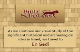 En Gedi, Israel - Bible Scholars - Historical and Archaeological Travel Study Tour