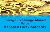 Foreign Exchange Market with Managed Forex Authority