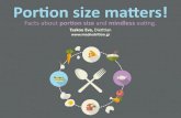 Portion size matters!