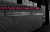 Data Science Education at JHSPH