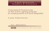 CASE Network Studies and Analyses 469 - Conceptual Framework of the Active Ageing Policies in Employment in the Czech Republic