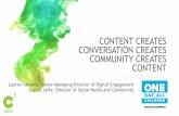 Creating Content, Conversations, and Community on a National Scale