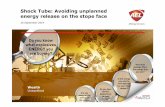 Shock Tube: Avoiding unplanned energy release on the stope face - Handjies