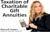 Taxation of charitable gift annuities